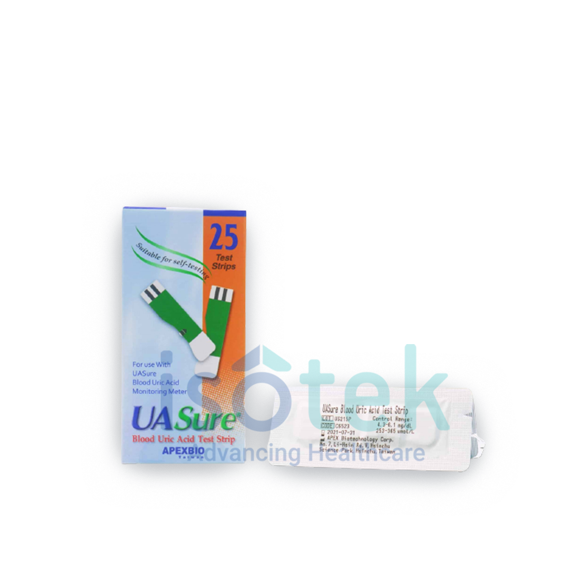 UASure II Uric Acid Meter, Test Kit for Uric Acid. UA Sure Gout